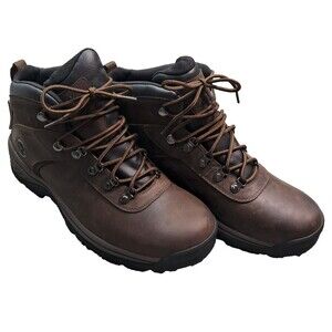 New Timberland Boots Men's 12 Flume Trail Fully Waterproof Mid Hiking Hiker Work